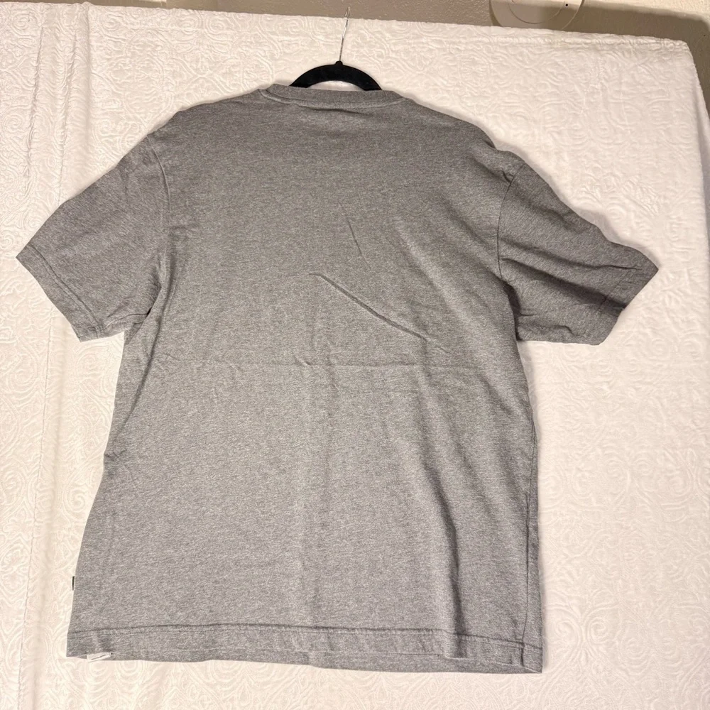 CAT Men’s Gray Logo Graphic T-Shirt Size M